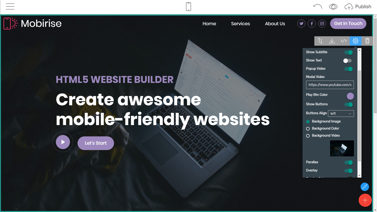 mobile-friendly webpage layouts